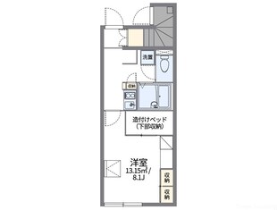 レオパレスＦｉｎｅ２の物件間取画像